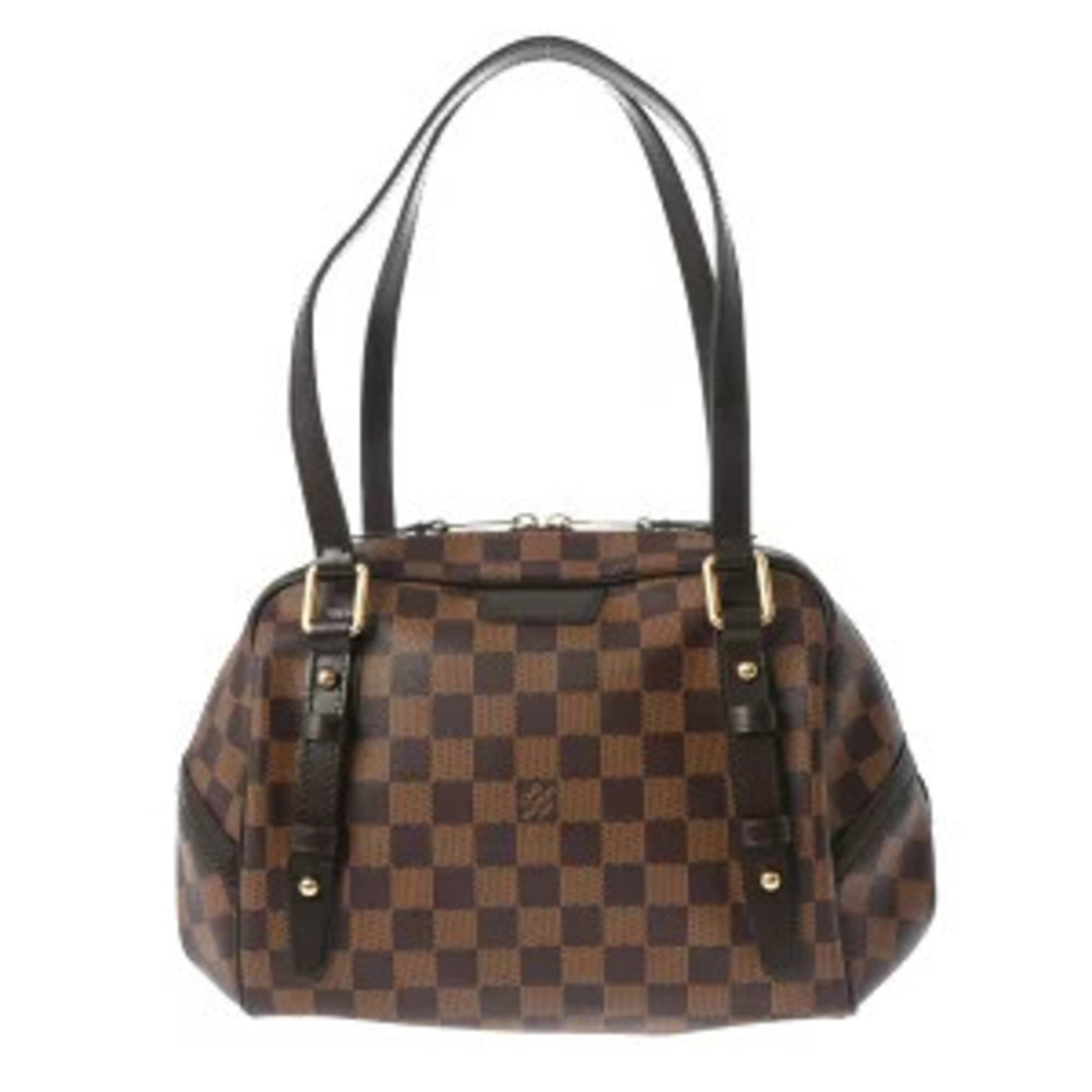 Louis Vuitton Damier Rivington Ebene Brown Canvas Shoulder Bag